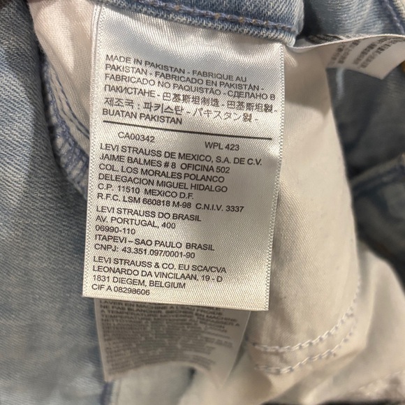 Levi's Light Blue Skinny Jeans - Picture 5 of 7